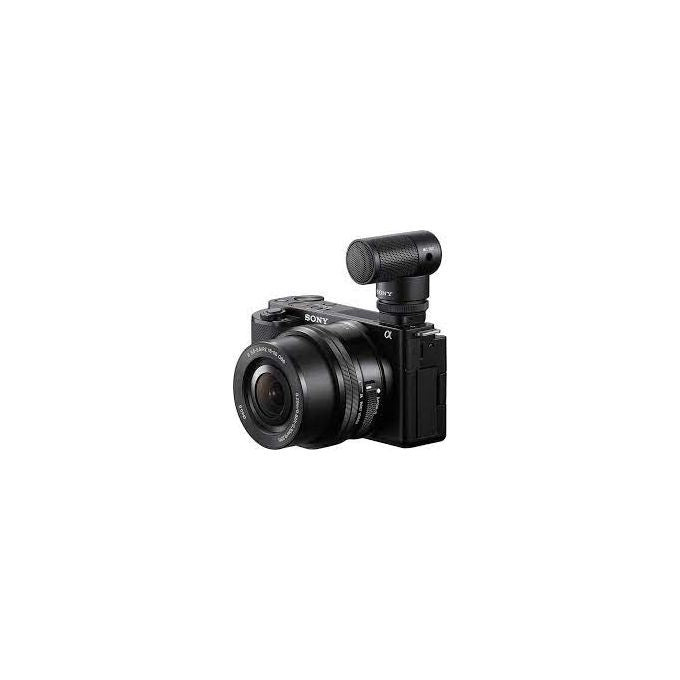 Sony ECMG1 Microfono Shotgun Super-Cardioide Compatto per Fotocamere con Slitta MI Alimentazione Integrata Parabrezza e Custodia Inclusi colore Nero
