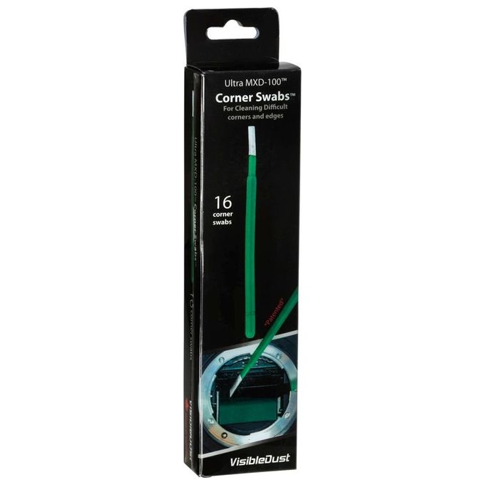 Visible Dust V3098684 Ultra MXD-100 Corner Swabs Salviette di Pulizia per Aree Difficili da Raggiungere colore Verde