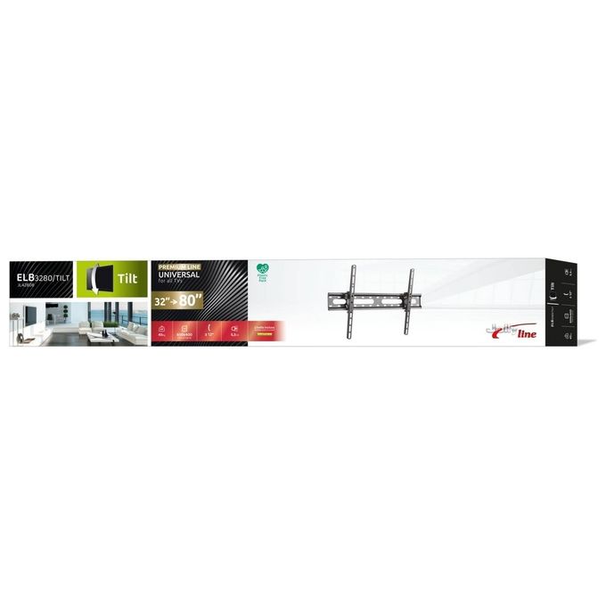 G.b.s. Elettronica Supporto Elb-3280-tilt per Flat-Tv 32''-80'' 45Kg Tilt --12° 53mm Spessore