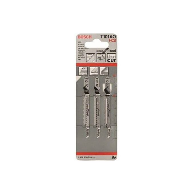 Bosch Lame per Seghetto a T 101AO 3 Pezzi