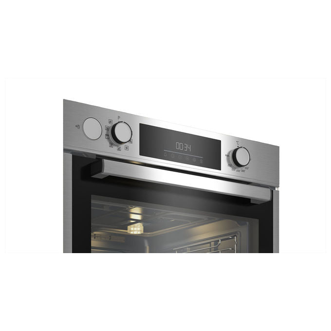Beko 7757883879 Beyond Forno da incasso Multifunzione a Vapore 72 L Classe A+ SteamAssist AeroPerfect (59.4x59.5x56.7 cm) colore Acciaio inox