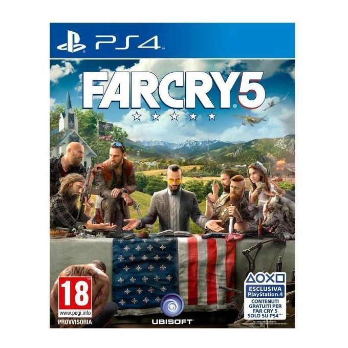 Ubisoft Far Cry 5 Gioco per PlayStation 4 Unisciti alla Ribellione e Affronta una Setta Apocalittica nel Montana