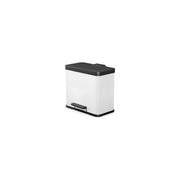 Hailo 4007126016232 Oeko Trio Plus L Cestino Portarifiuti con 3 Scomparti 3 x 9 l Materiale Acciaio Inox con Pedale Ergonomico e Chiusura Morbida colore Acciaio Inox