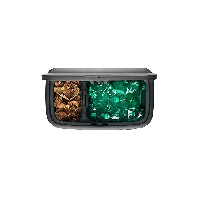 Brabantia 304620 Bo Touch Bin Pattumiera 34 L con Apertura Soft Touch Piedini Regolabili colore Champagne