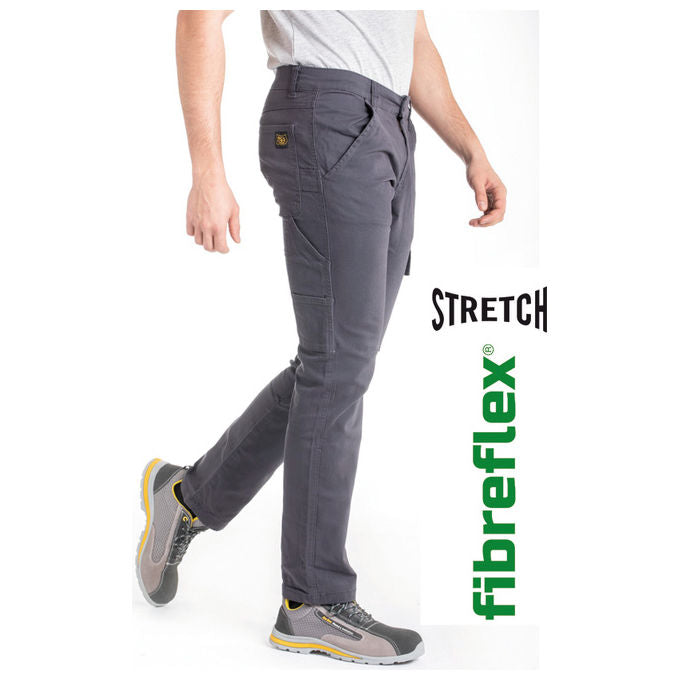 Rica Lewis 5429980 Carp28 Jeans Uomo Cotone Stretch Fibreflex Vestibilita' Regular Comfort Multitasche colore Antracite