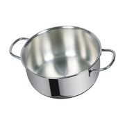 Metalsomma Casseruola Fonda cm 16 dune in Acciaio aisi 304 con Triplo Fondo Superthermical