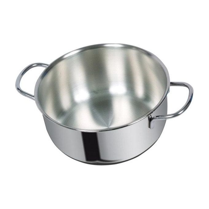 Metalsomma Casseruola Fonda cm 28 dune in Acciaio aisi 304 con Triplo Fondo Superthermical