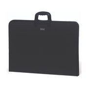Niji 3091 Cartella Portadisegni Polipropilene Bordature Cordura Manico Sagomato Tasche Interne 55x38x3 cm colore Nero