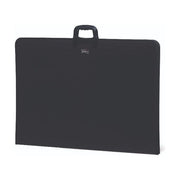 Lebez 3092 Portadisegni in Polipropilene con Manico Sagomato Tasche Interne 75x53x3 cm colore Nero