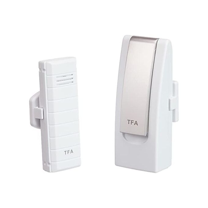 TFA 31.4001.02 WeatherHub Monitor Temperatura Starter Kit con Trasmettitore Portata 100 m Compatibile iOS e Android colore Nero