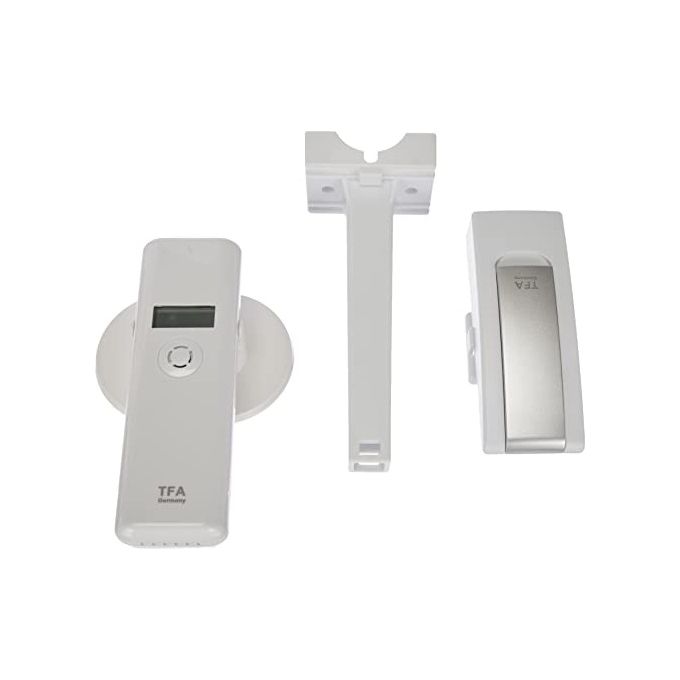 TFA Dostmann 31.4005.02 WeatherHub Stazione Meteo Wi-Fi con Gateway Sensore Temperatura Umidita' Pluviometro Anemometro colore Bianco