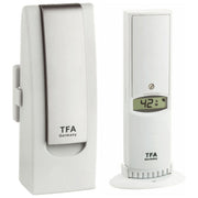 TFA Dostmann 31.4012.02 WeatherHub Set di Avvio Termoigrometro Monitoraggio Temperatura e Umidita' fino a 200 m 868 MHz colore Bianco