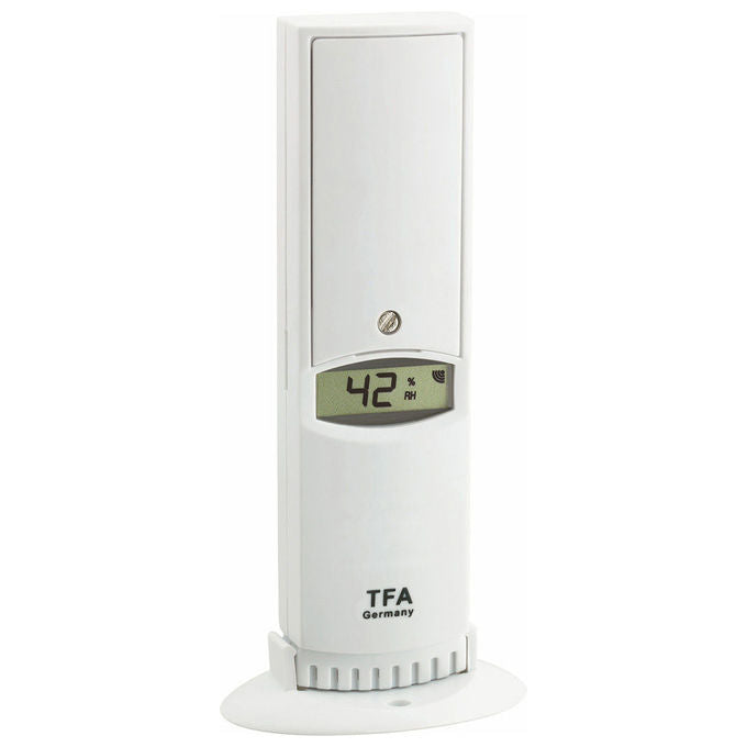 TFA Dostmann 31.4012.02 WeatherHub Set di Avvio Termoigrometro Monitoraggio Temperatura e Umidita' fino a 200 m 868 MHz colore Bianco