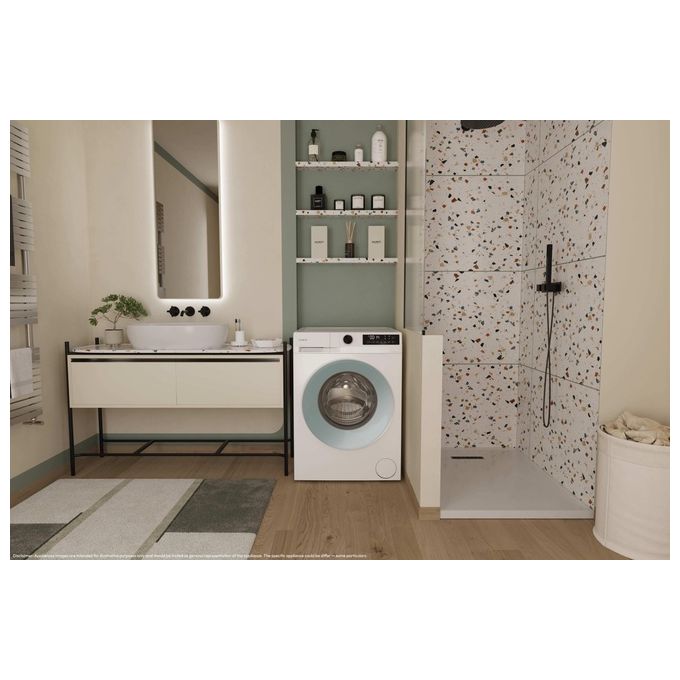 Candy GD48SE6S Lavatrice Carica Frontale 8 Kg 1351 rpm Classe A Inverter Bianco (85x59.5x53.3 cm) colore Bianco