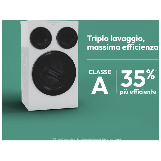 Candy 31021191 MultiWash Lavatrice Caricamento frontale 10 Kg 1400 rpm Classe A Sistema di dosaggio automatico Tecnologia Inverter (60x59.5x107 cm) colore Bianco