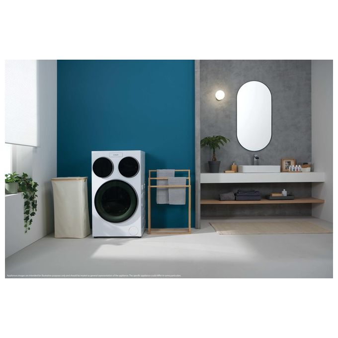 Candy 31021191 MultiWash Lavatrice Caricamento frontale 10 Kg 1400 rpm Classe A Sistema di dosaggio automatico Tecnologia Inverter (60x59.5x107 cm) colore Bianco