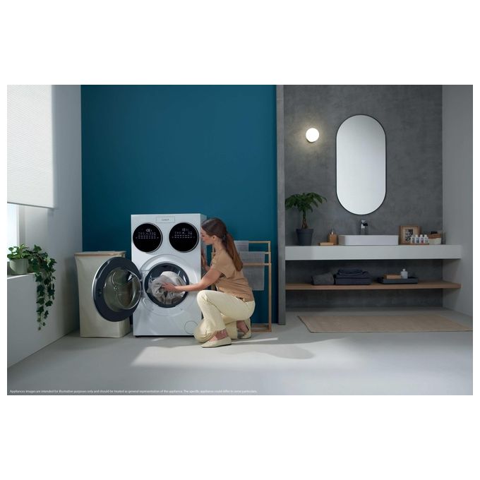 Candy 31021191 MultiWash Lavatrice Caricamento frontale 10 Kg 1400 rpm Classe A Sistema di dosaggio automatico Tecnologia Inverter (60x59.5x107 cm) colore Bianco