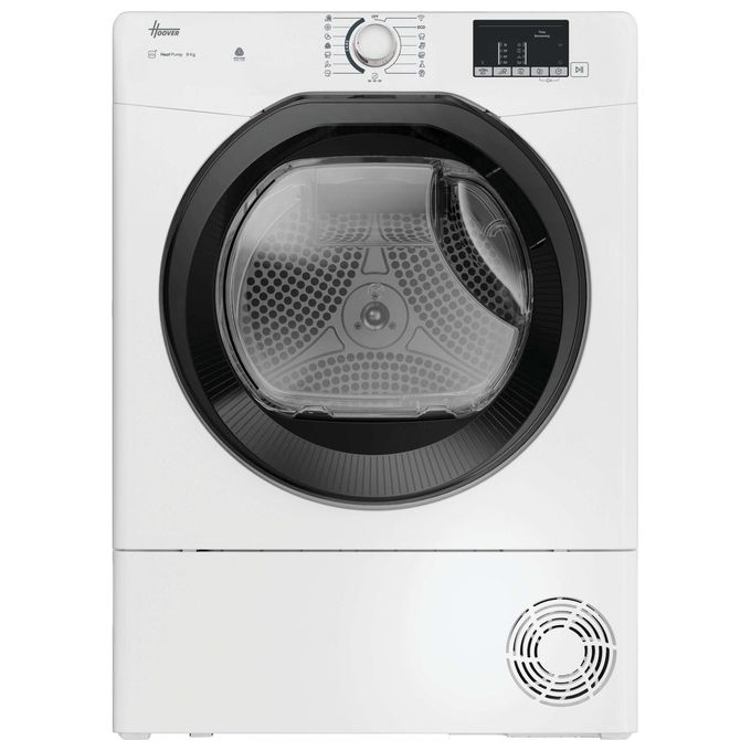 Hoover HR EH8N2DBE-S H-DRY 350 Asciugatrice Pompa di Calore 8 Kg Classe D Wi-Fi Bluetooth 15+1 Programmi (85x59.6x60.7 cm) colore Bianco
