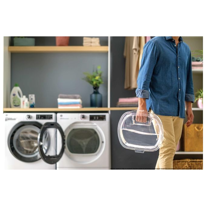 Hoover HR EH8N2DBE-S H-DRY 350 Asciugatrice Pompa di Calore 8 Kg Classe D Wi-Fi Bluetooth 15+1 Programmi (85x59.6x60.7 cm) colore Bianco