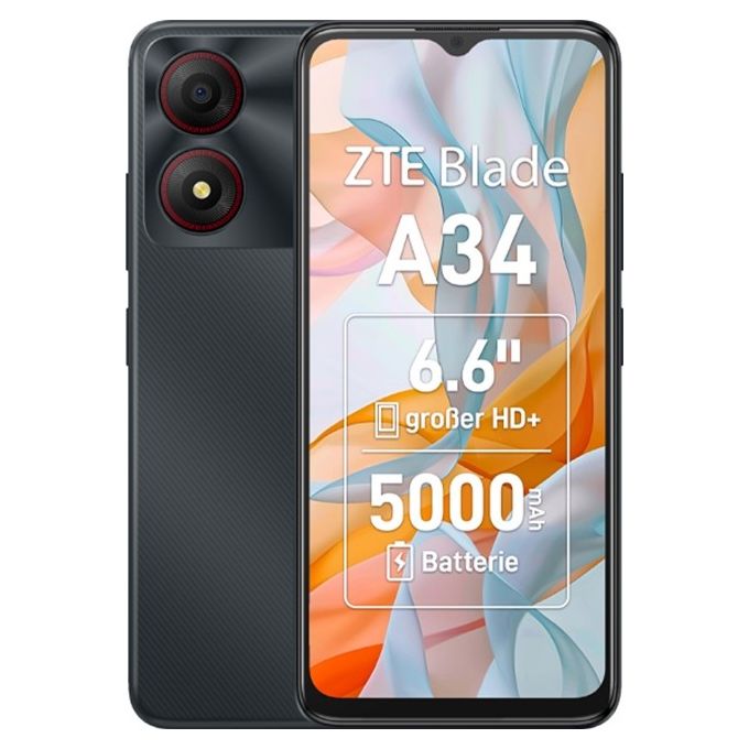 ZTE Blade A34 64GB 6.6'' IPS LCD 8MP Gray [Grade A]