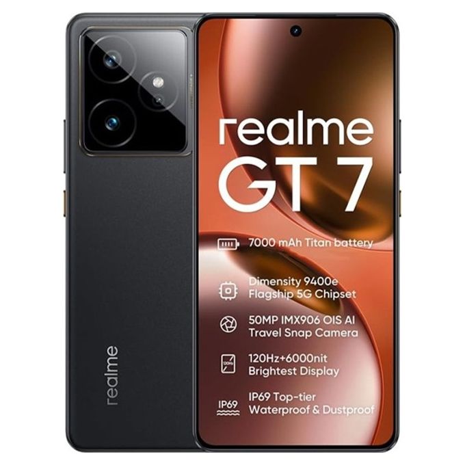 Smartphone Realme GT 7 5G 512GB 6.78' LTPO AMOLED 50MP Black [Grade A]