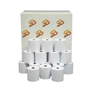 SABA CART CF10 Confezione 10 Rotoli Termici Compatibili Zebra IMZ320 76mm x 15000mm colore Bianco