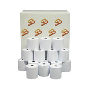 Sa.Ba.Cart 3126057020CX Rotolo Termico Registratore di Cassa BPA FREE Omologato 57mm x 20m Confezione 50 pezzi colore Bianco