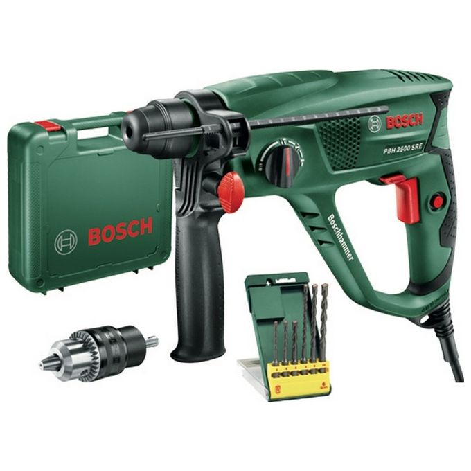 Bosch 0603344402 PBH 2500 SRE Martello Perforatore Elettropneumatico SDS-Plus 600 W 1,9 J 22 mm calcestruzzo