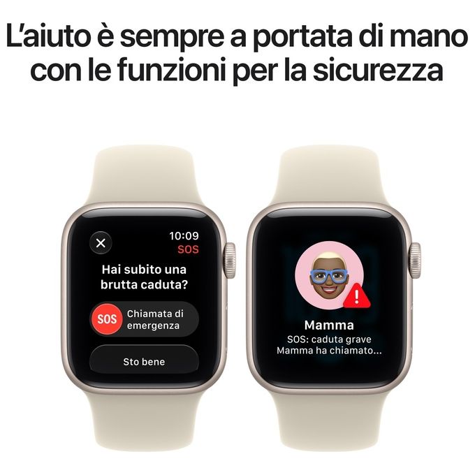 Apple MJLJ4QL-A Apple Watch SE 3 GPS + Cellular Cassa 40 mm in Alluminio Mezzanotte con Cinturino Sport Blu marino colore Blu marino