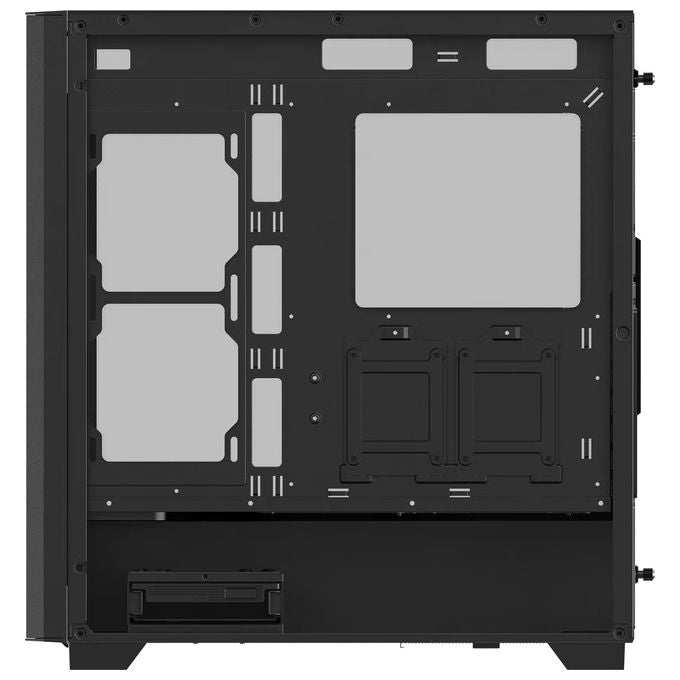 XPG 75261657 VALOR AIR PRO Case PC Midi Tower ATX EATX micro ATX Mini-ATX con Illuminazione Multi-colore e Vetro Temperato colore Nero