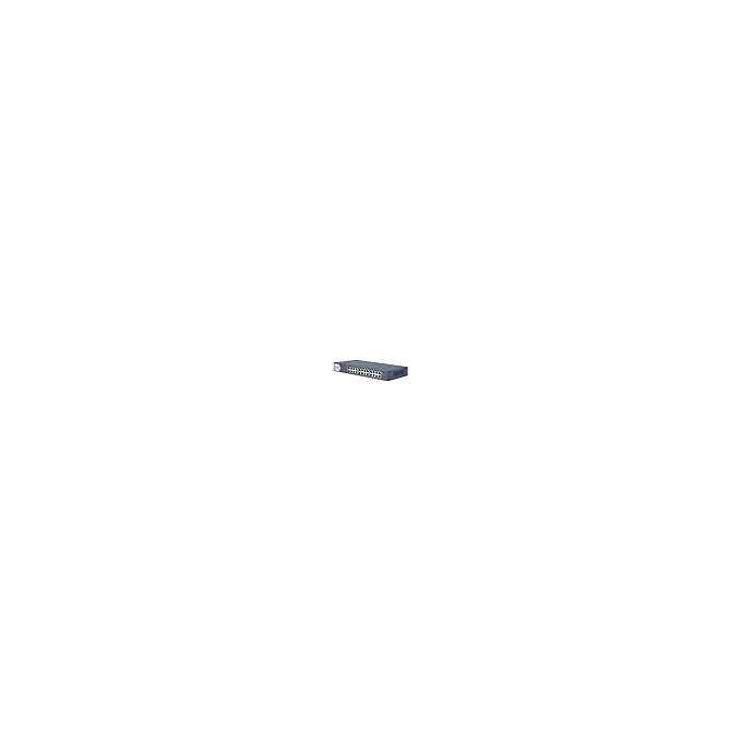 Hikvision DS-3E0524-E(B) Switch Non Gestito L2 24 Porte Gigabit RJ45 48 Gbit-s Rack 1U colore Nero