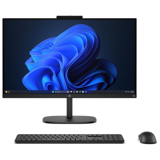 HP E07K6AT HP ProStudio 2 G2i All-in-One PC Intel Core 5 120U fino a 5 GHz RAM 16 GB DDR5 SSD 512 GB NVMe Wi-Fi 7 Bluetooth 6.0 Windows 11 Pro schermo 23.8'' Full HD colore Nero