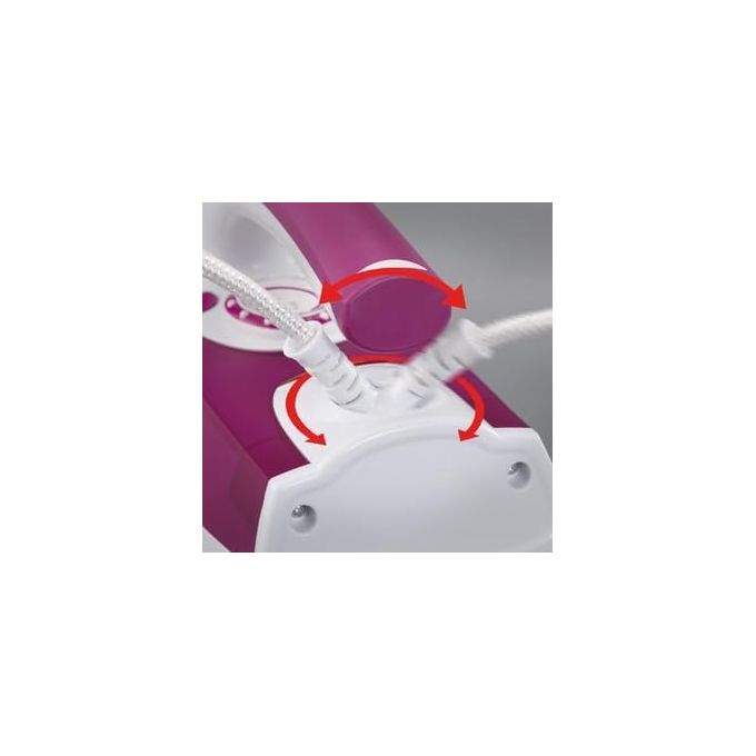 Severin, Ferro da Stiro a Secco e a Vapore BA3243, 2400W, Rosso Bianco