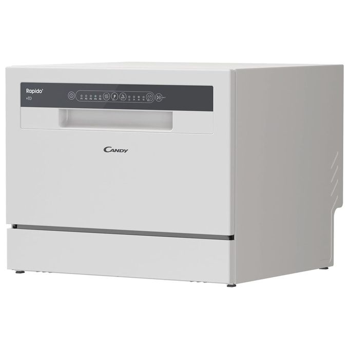 Candy CP 6E51LW RapidO Lavastoviglie Compatta 6 coperti Classe E 51 dB 5 programmi (44x55x50 cm) colore Bianco