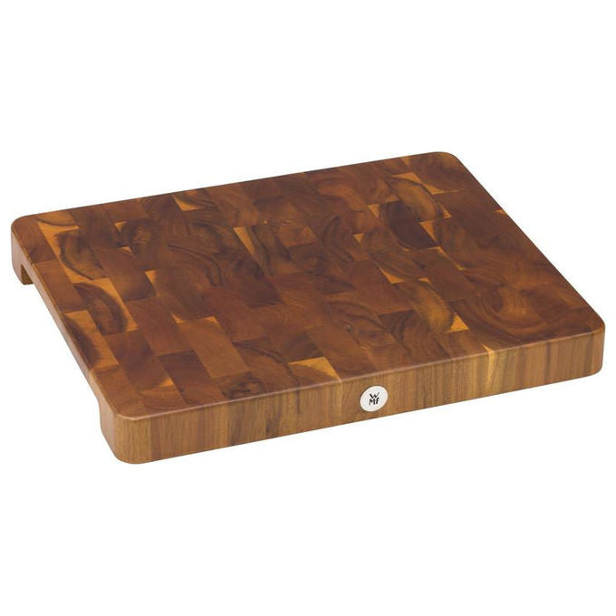 WMF 3201010611 Tagliere in Legno di Acacia 40x32 cm con Piedi Antiscivolo colore Marrone