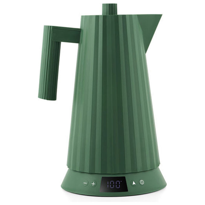 Alessi MDL21GR Plisse' Bollitore Elettrico Controllo Temperatura 1.7 L 2200 W colore Verde