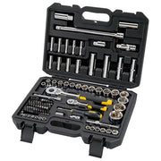 Stanley STMT17379-1 Set Chiavi a Bussola 96 pezzi attacco 1-4'' e 1-2'' 2 Cricchetti 72 denti 41 inserti con valigetta