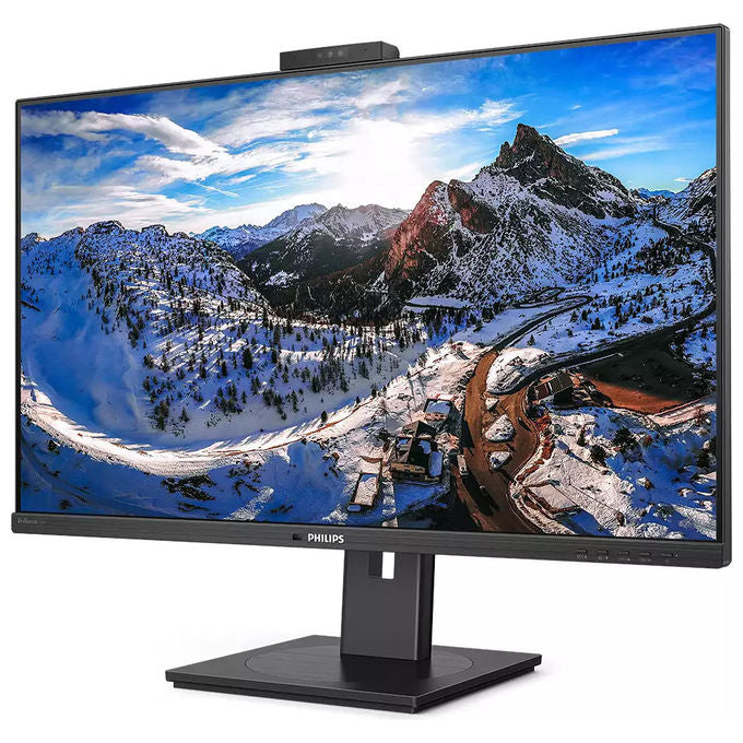 PHILIPS 326P1H-00 P Line Monitor LED IPS QHD 2560 x 1440 75 Hz USB-C Docking Webcam Altoparlanti Integrati Regolazione Altezza Pivot colore Nero