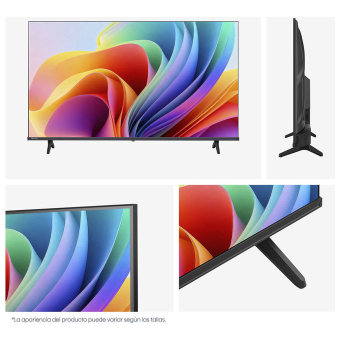 Hisense 32A4S Smart TV 32'' HD Ready LED VIDAA U9 HDR10 HLG Game Mode Wi-Fi AirPlay 2 DTS Virtual X colore Nero