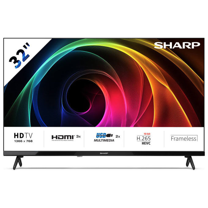 Sharp TV LED 32'' HD Ready Nero Hotel Mode