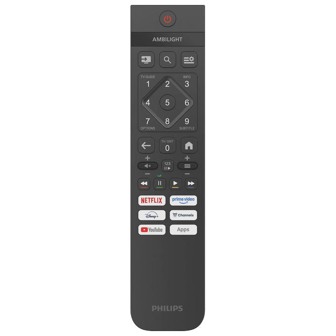 Philips 32PHS6050-12 Smart TV 32'' HD+ LCD Titan OS Wi-Fi HDR10 HLG 3 HDMI 2 USB colore Nero