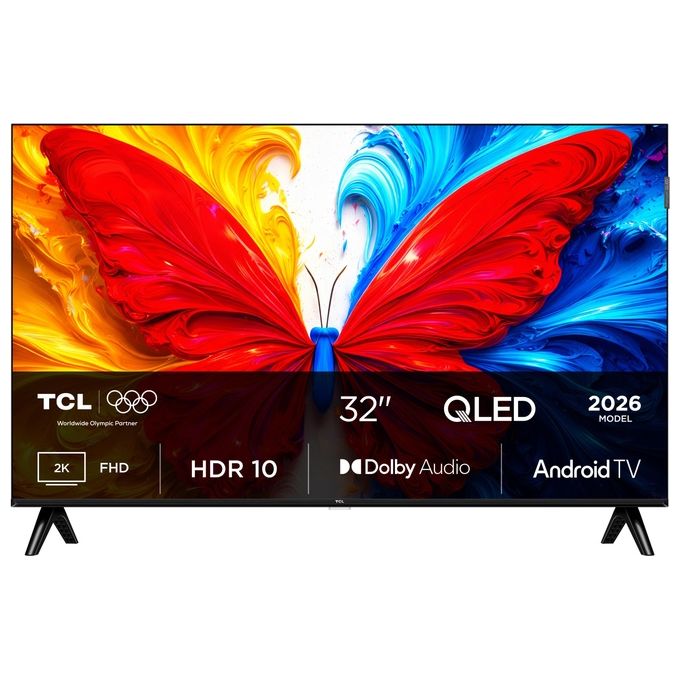 TCL smart tv 32 pollici Full HD, Android TV 11, Triple Tuner, HDR10, Wi-Fi, Chromecast, 32S5L