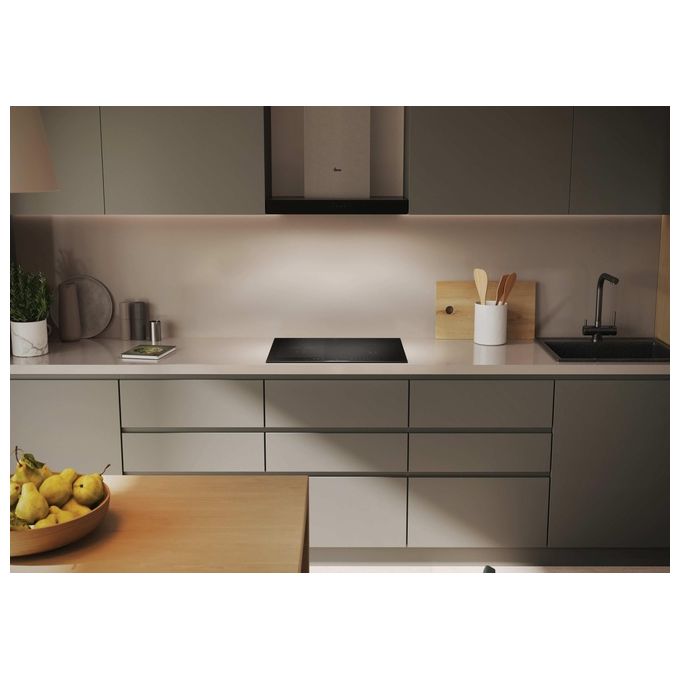 Hoover HIF64DCS piano cottura a induzione nero 56 cm