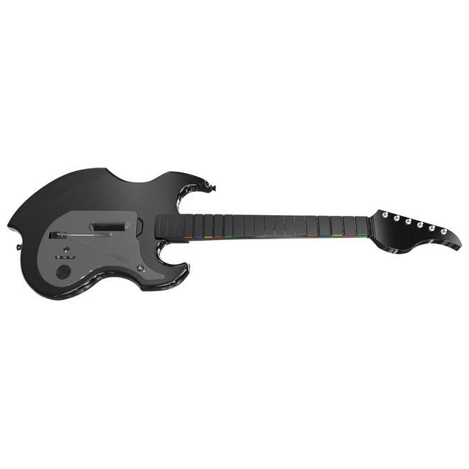 PDP 052-024-BK Riffmaster Chitarra Wireless per PC PlayStation 4 PlayStation 5 Batteria Ricaricabile Fino a 36 Ore colore Nero Grigio
