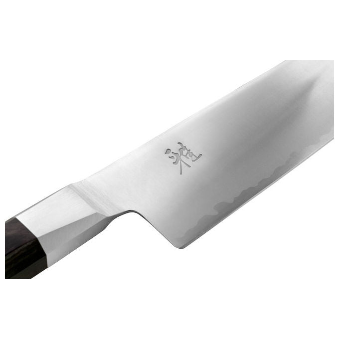 MIYABI 33957-181 MIYABI 4000FC Coltello Santoku Lama 18 cm Acciaio FC61 Manico Legno di Pakka colore Marrone