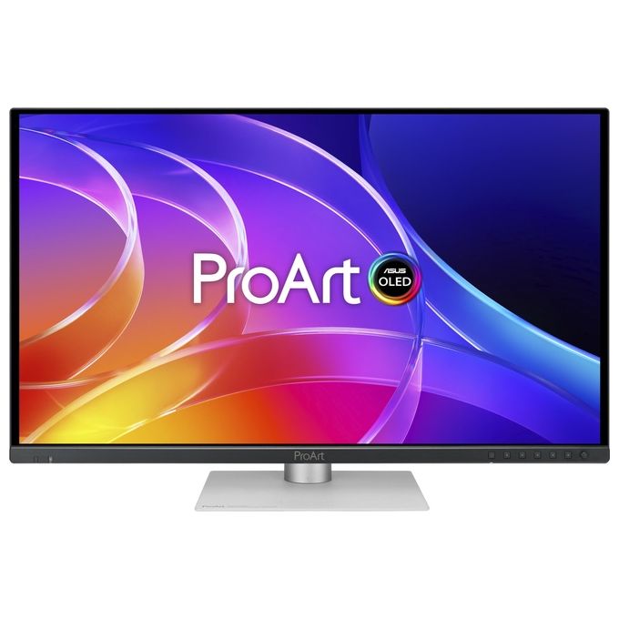 Asus 90LM06M0-B01K71 ProArt Monitor 27'' 4K UHD QD-OLED 3840x2160 100Hz HDR10 colore Nero Argento