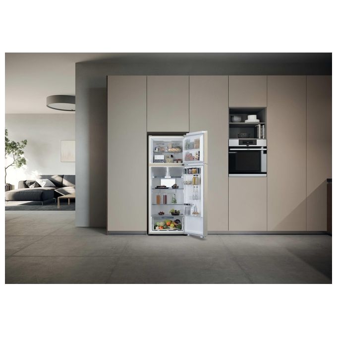 Haier HPR5718DNPC Frigorifero Doppia Porta Libera Installazione 464L Classe D 38dB Crema