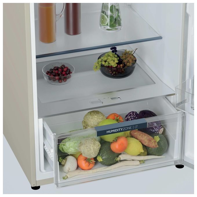 Haier HPR5718DNPC Frigorifero Doppia Porta Libera Installazione 464L Classe D 38dB Crema