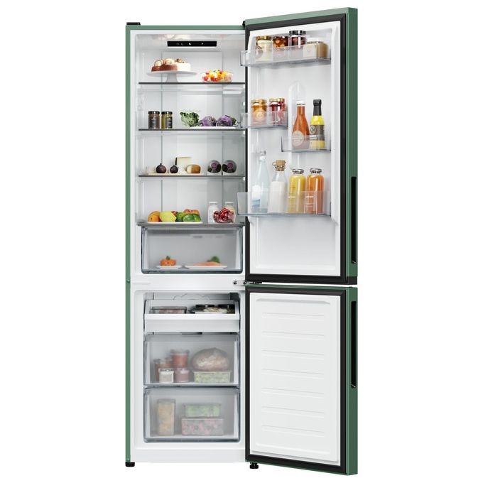 Candy CNCQ2T518EG Frigorifero Combinato 279 L 182 cm Classe E 38 dB No Frost Multi-Airflow (54x60x182 cm) colore Verde