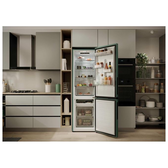 Candy CNCQ2T518EG Frigorifero Combinato 279 L 182 cm Classe E 38 dB No Frost Multi-Airflow (54x60x182 cm) colore Verde